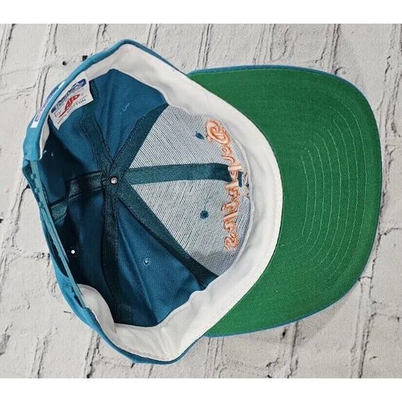 Vintage Miami Dolphins Snapback Hat Cap Team NFL AJD Adjustable - Picture 8 of 12